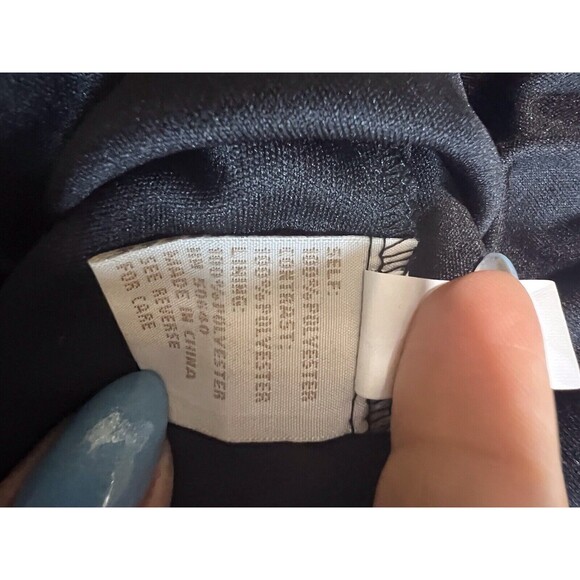 Jonathan Martin Dress size 12 V Neck Black White Print Tie Waist Garden Party - Picture 16 of 16